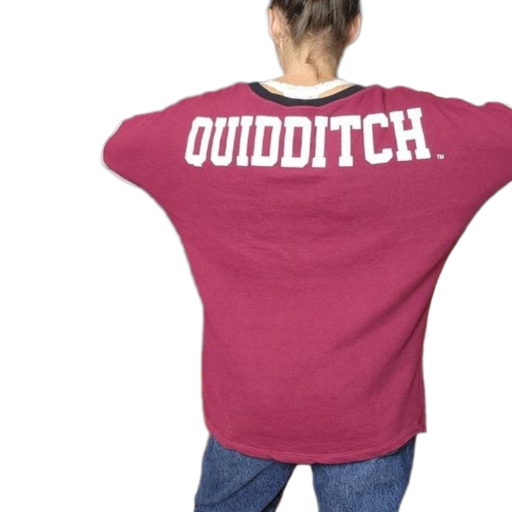 Long sleeve Knit Teeshirt HARRY POTTER Burgundy white color WARNER BROS.